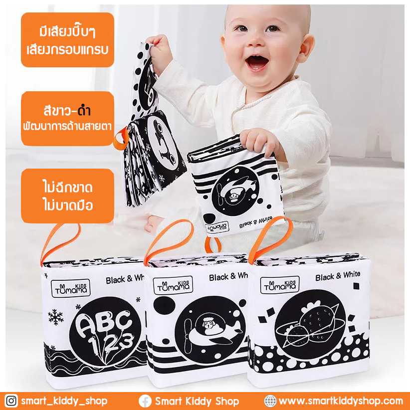 ชุดหนังสือผ้า 3 เล่ม Baby Activity Books