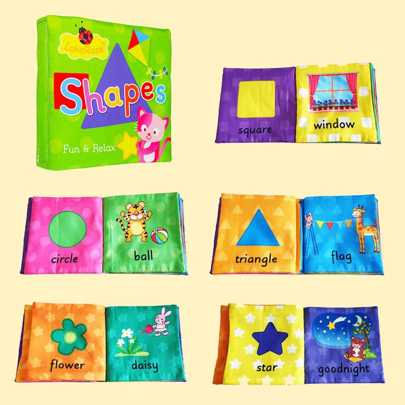หนังสือผ้า Shapes