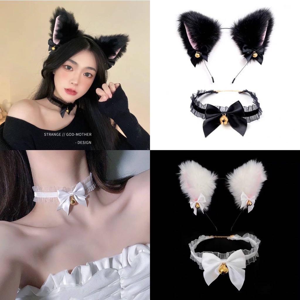set หูแมว เเละ โชเกอ