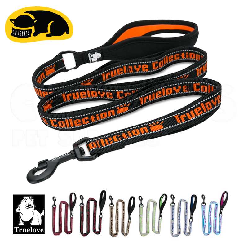 C144 TRUELOVE TH สายจูงสุนัข ที่จับนุ่ม กันเจ็บมือ แทบสะท้อนแสง3M Reflector Strap