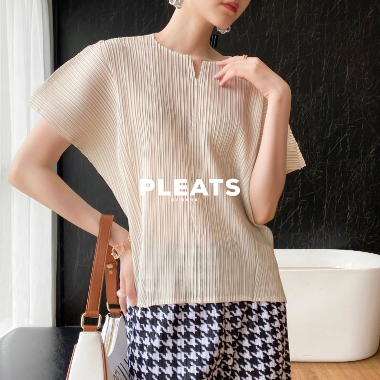 PLEATS SHIRT SH031
