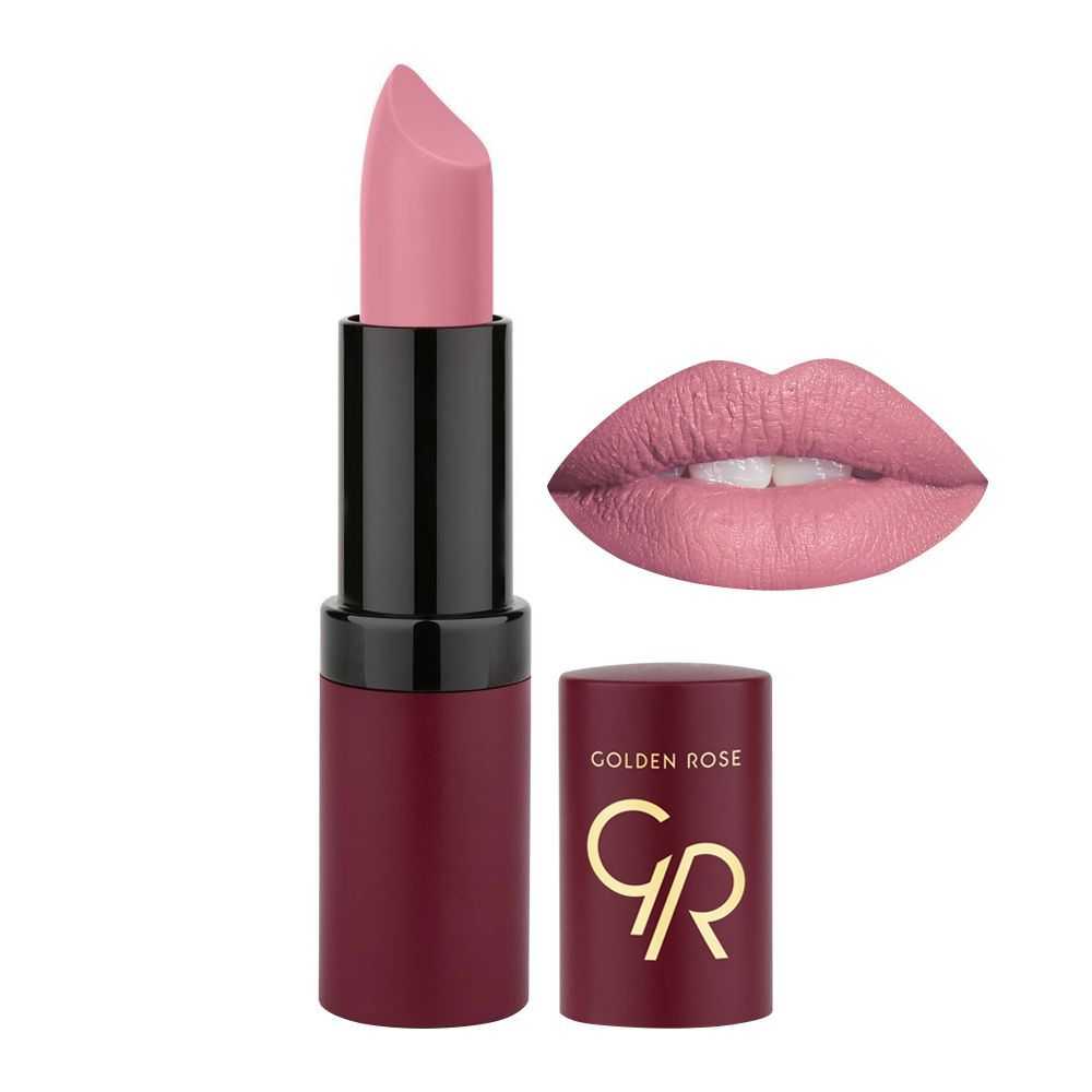 Golden Rose โกลเด้น โรส ลิปสติก เวลเวท แมท Velvet Matte Lipstick 4.2กรัม เบอร์ 07