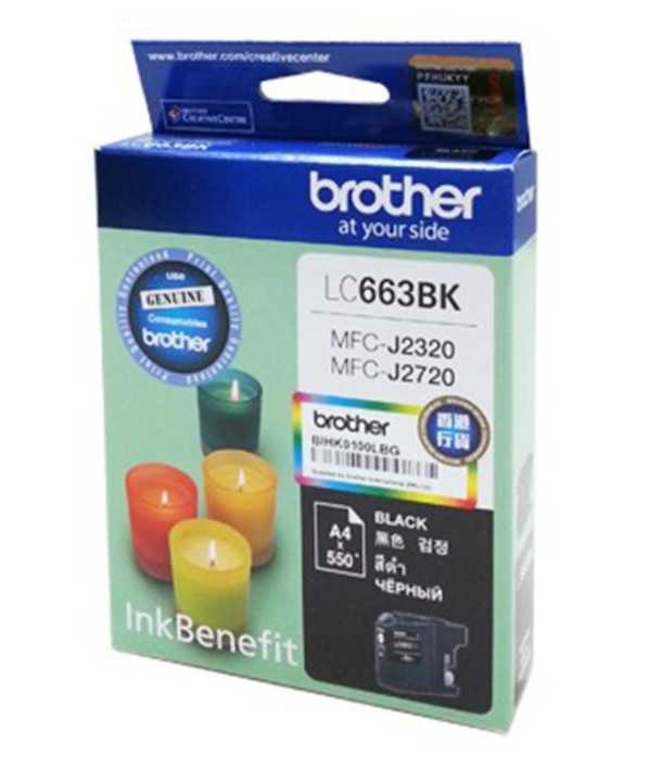 INK Brother # LC663 Black (J2320/J2720)
