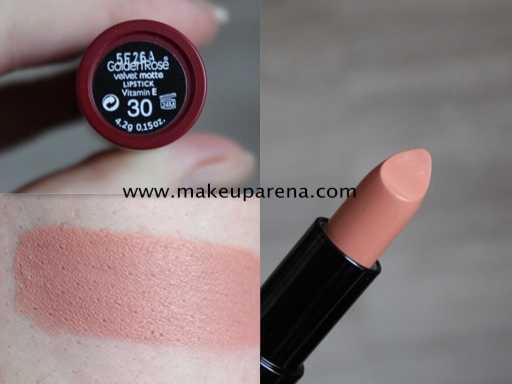 Golden Rose โกลเด้น โรส ลิปสติก เวลเวท แมท Velvet Matte Lipstick 4.2กรัม เบอร์ 30