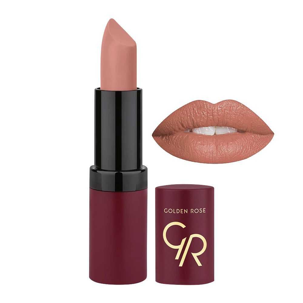 Golden Rose โกลเด้น โรส ลิปสติก เวลเวท แมท Velvet Matte Lipstick 4.2กรัม เบอร์ 38
