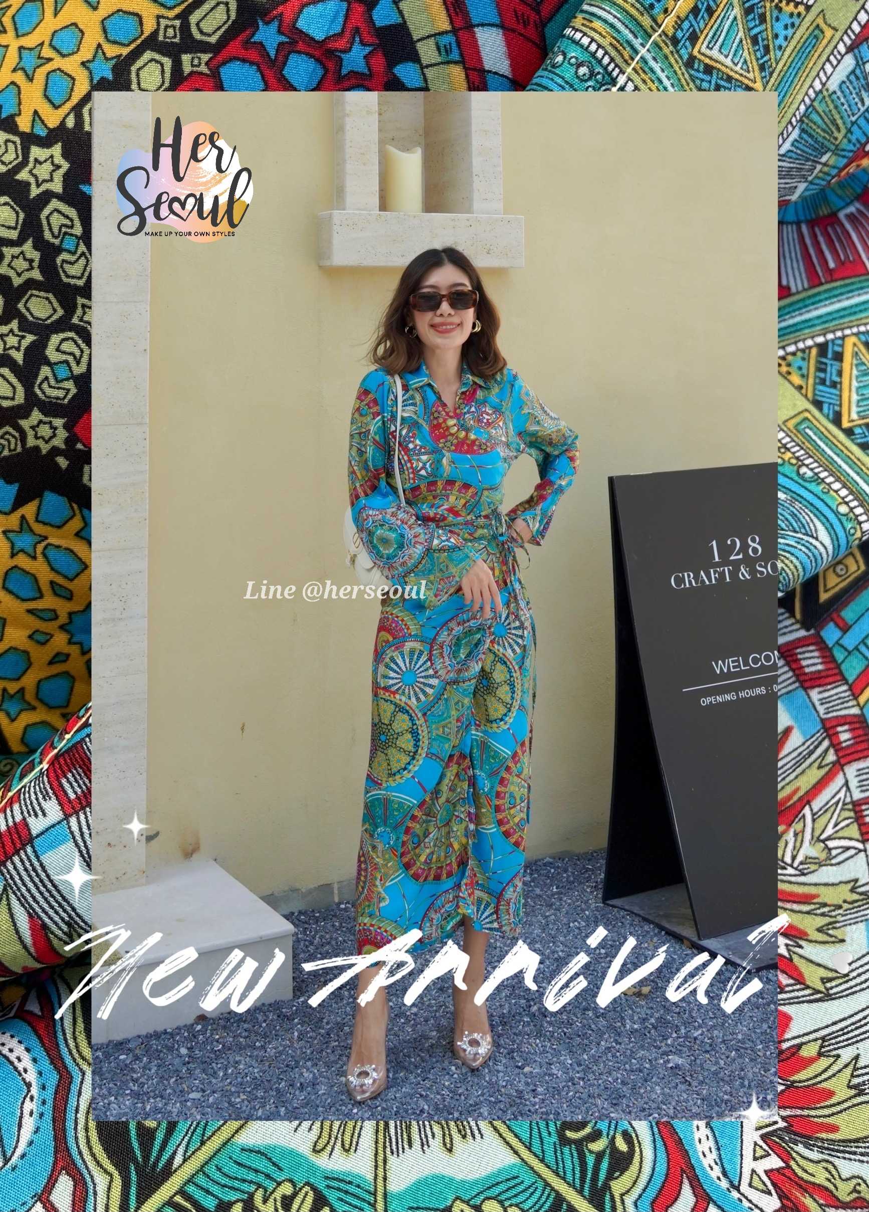 Wrap Blouse + Skirt