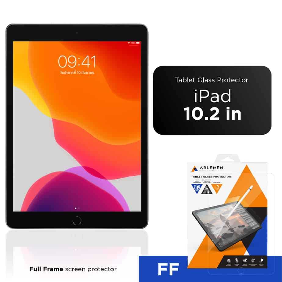 กระจกปกป้องจอเอเบิลเม็น iPad Gen 7/Gen8/Gen9 10.2 in
