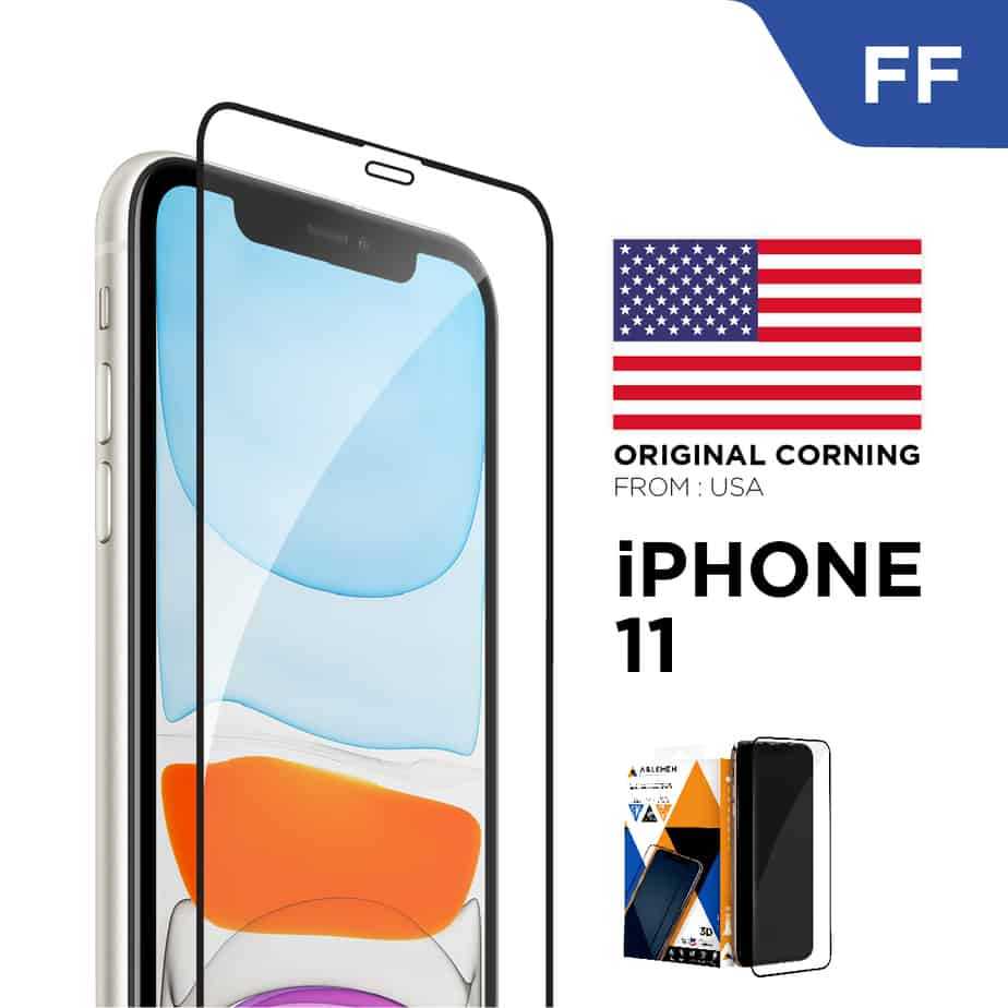 ฟิล์มกระจกปกป้องจอ iPhone 11/XR – ชนิดเต็มจอ (FF Corning Gorilla Glass)