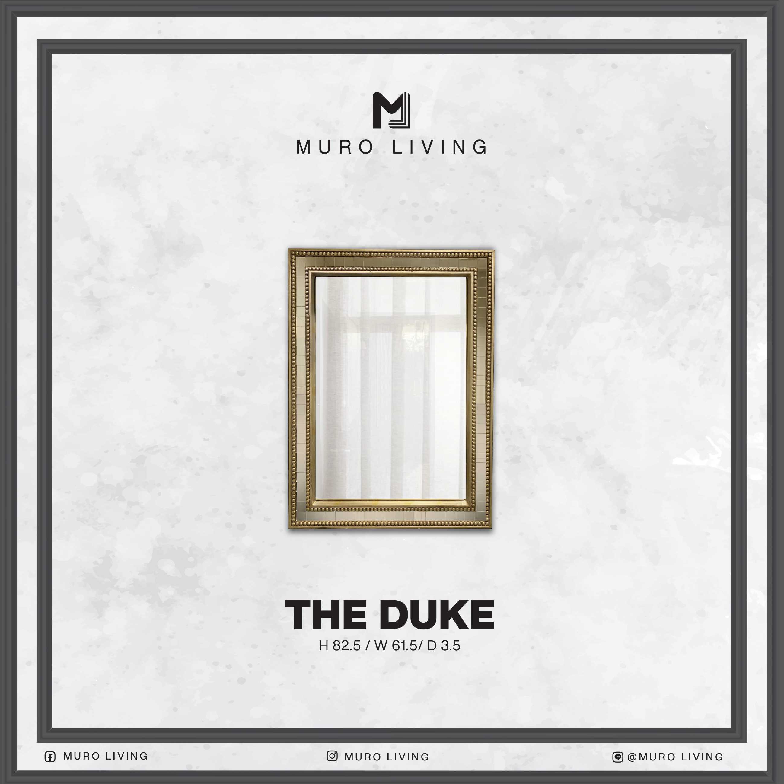 กระจกตกแต่งผนังดีไซน์ Muro Living รุ่น THE DUKE