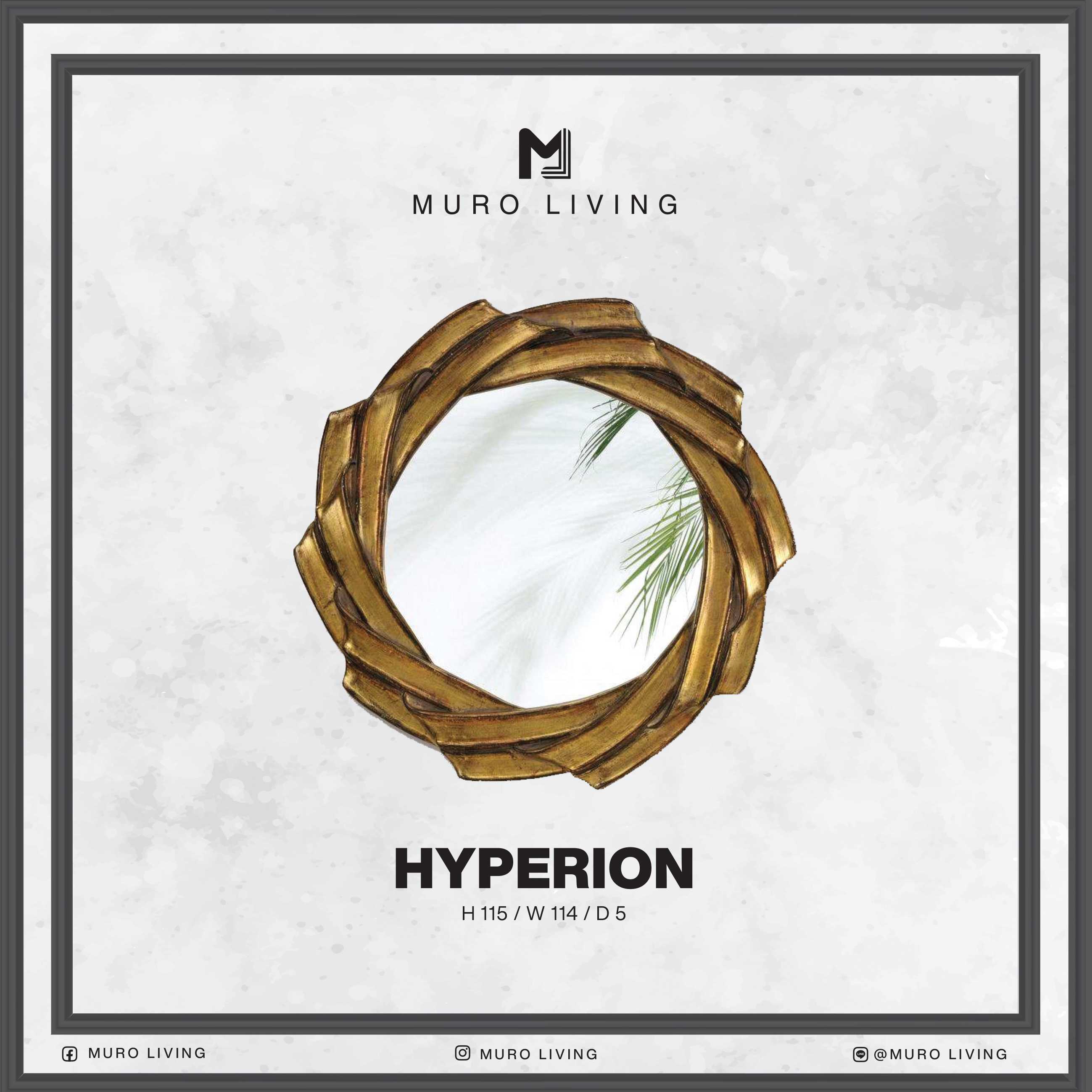 กระจกตกแต่งผนังดีไซน์ Muro Living รุ่น HYPERION