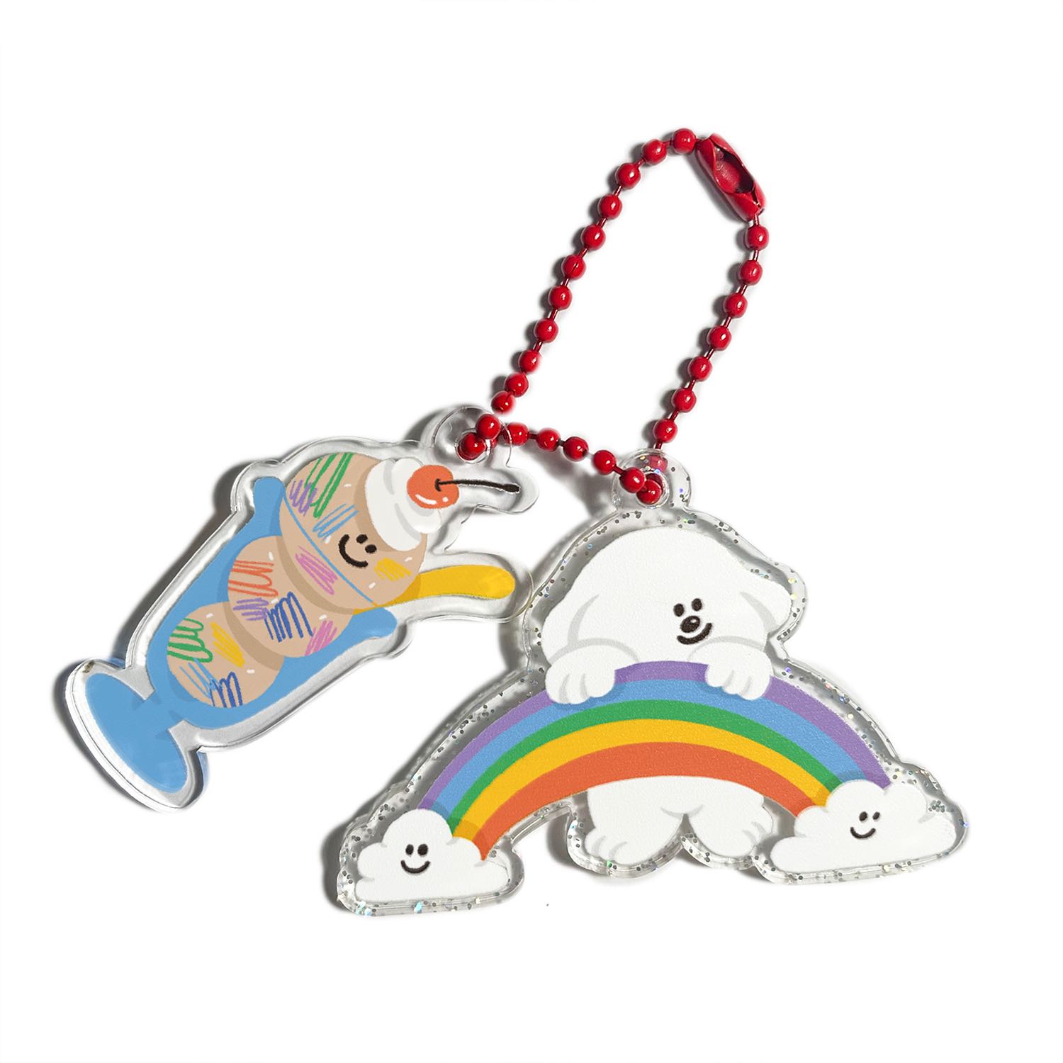 keyring set ชุด 2 ชิ้น - rainbow