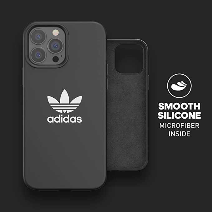 ADIDAS SILICONE CASE FOR IPHONE 13 PRO MAX (BLACK)
