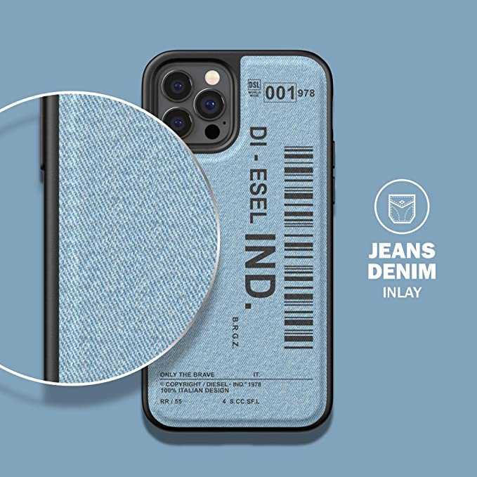 DIESEL MOULDED CASE DENIM FOR IPHONE 12 MINI  | 12 | 12 PRO