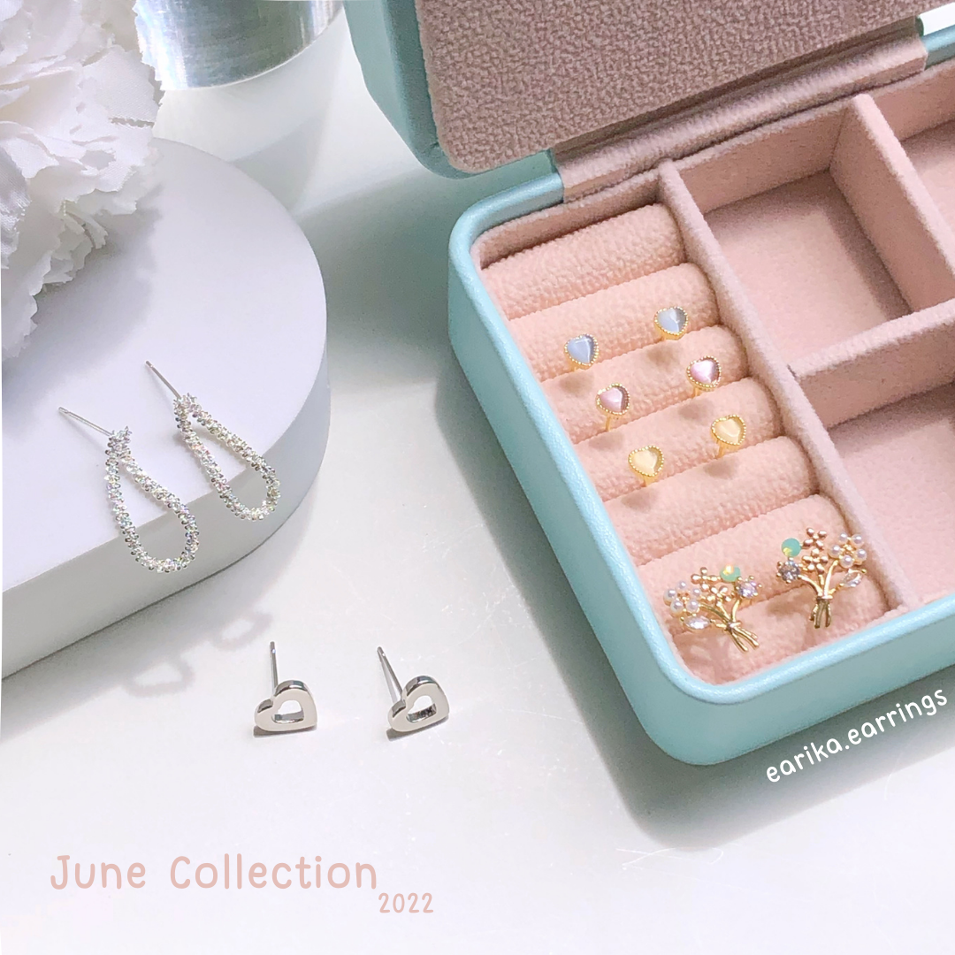 earika.earrings - ต่างหูเงินแท้ S92.5 คอลเลคชั่นต้นเดือนมิถุนายน 2022 (2) เหมาะสำหรับคนแพ้ง่าย