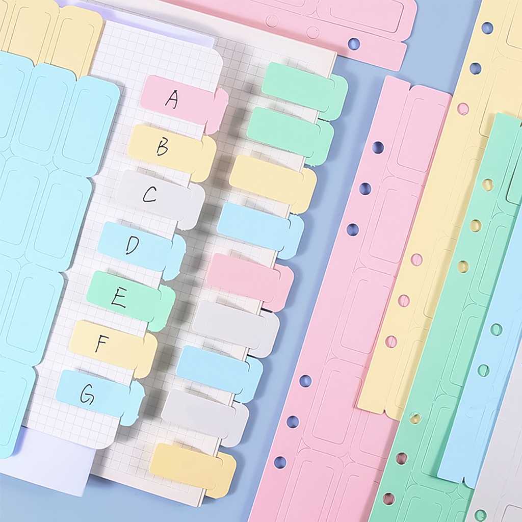 ที่คั่น Pastel Label 🎀 แบ่งหมวดหมู่ Planner Dividers Tab Refill Divider Index ดัชนี A6/A5 mimisplan