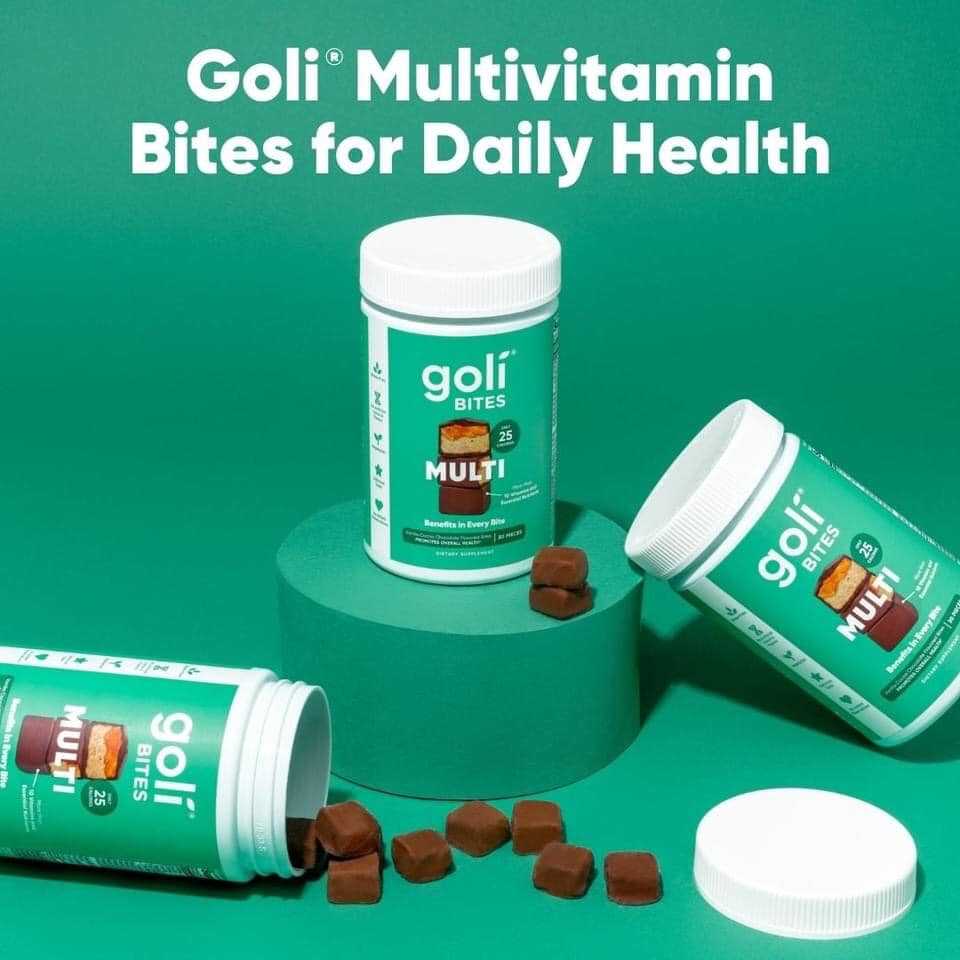 Goli Multivitamin Bites for Daily Health ขนมสุขภาพ ช็อกโกแลต ผสมวิตามิน อร่อยได้สุขภาพ