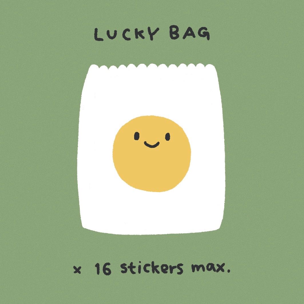 Lucky Bag x 16 stickers max. 