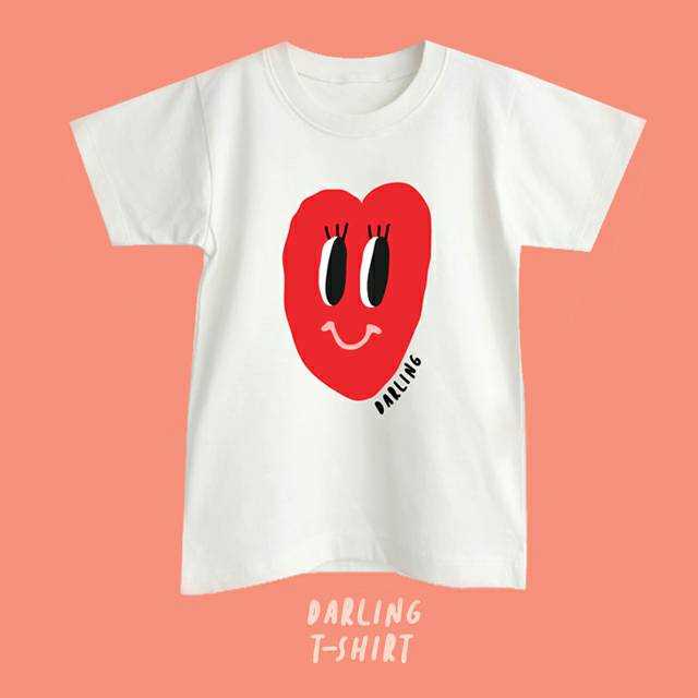 Darling Tee Mom (Red heart)