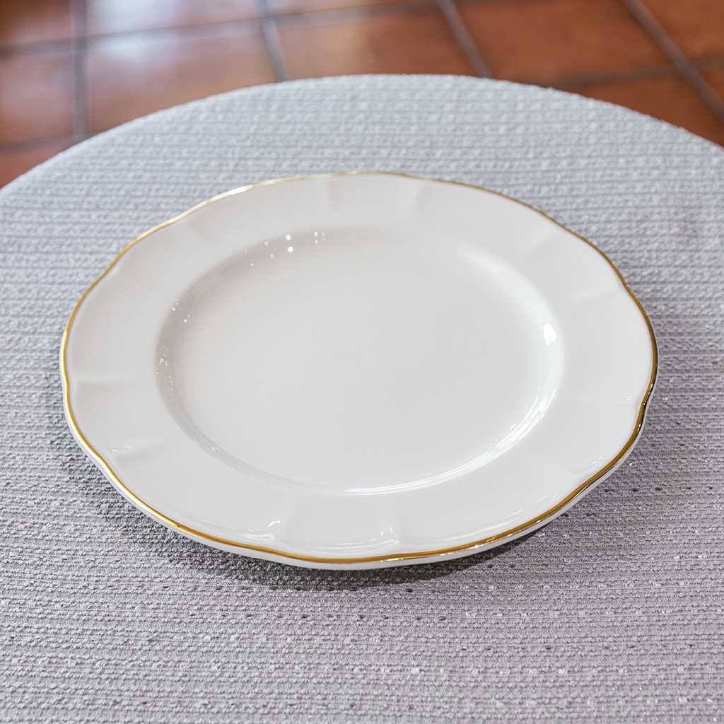 จานกลม 27 ซม. Retro Ritz Gold