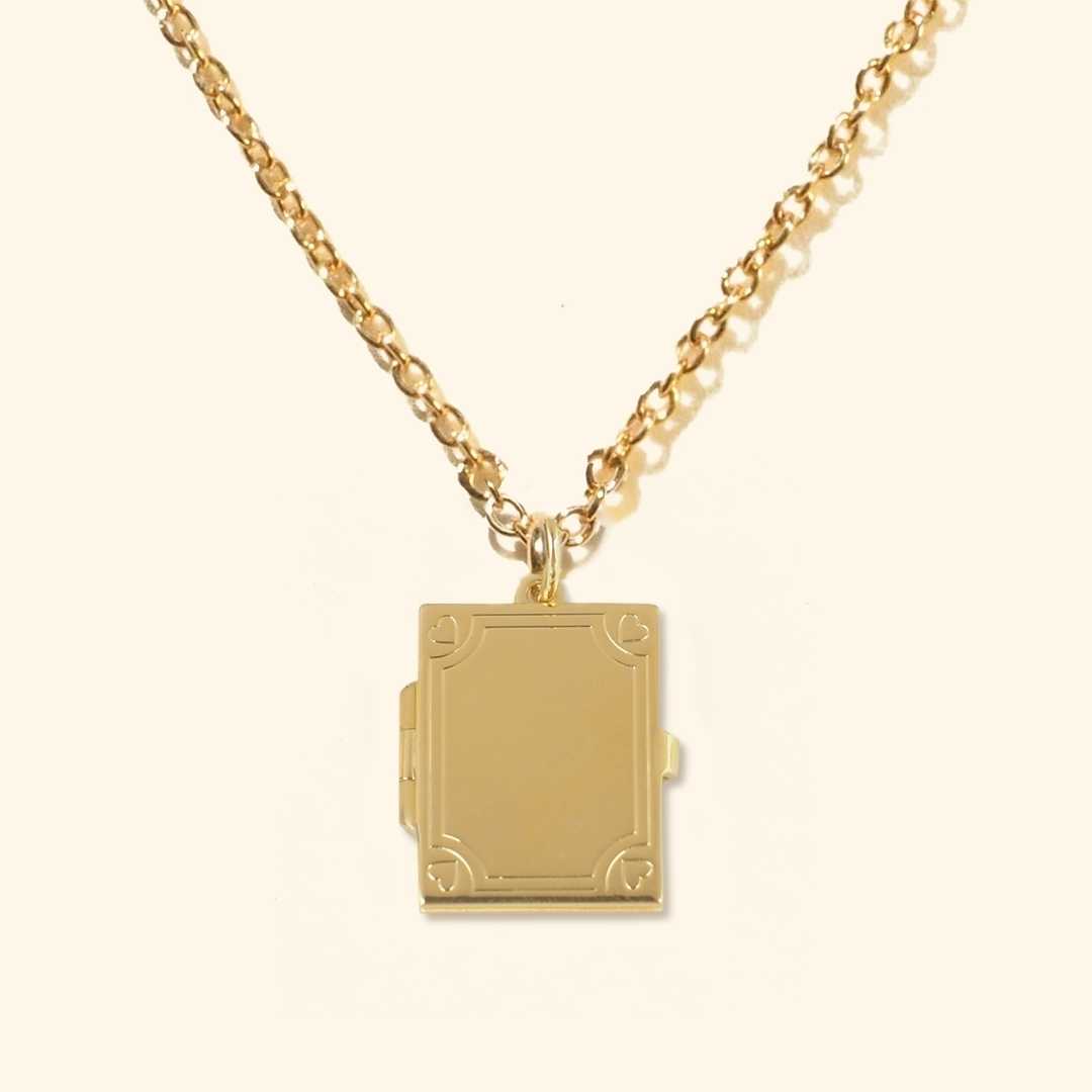 สร้อยคอล๊อกเก็ตบุ๊คสร้อยคอล๊อกเก็ตบุ๊ค (book Locket Necklace)