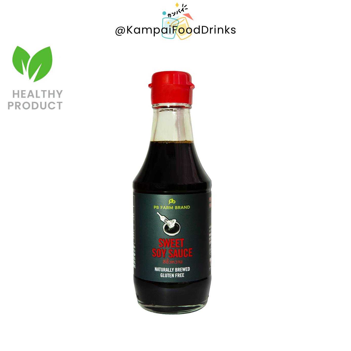 ซอสเทริยากิ ออร์แกนิค 200 มล. ตราพีบี ฟาร์ม | Organic Teriyaki Sauce  200 ml.  PB FARM
