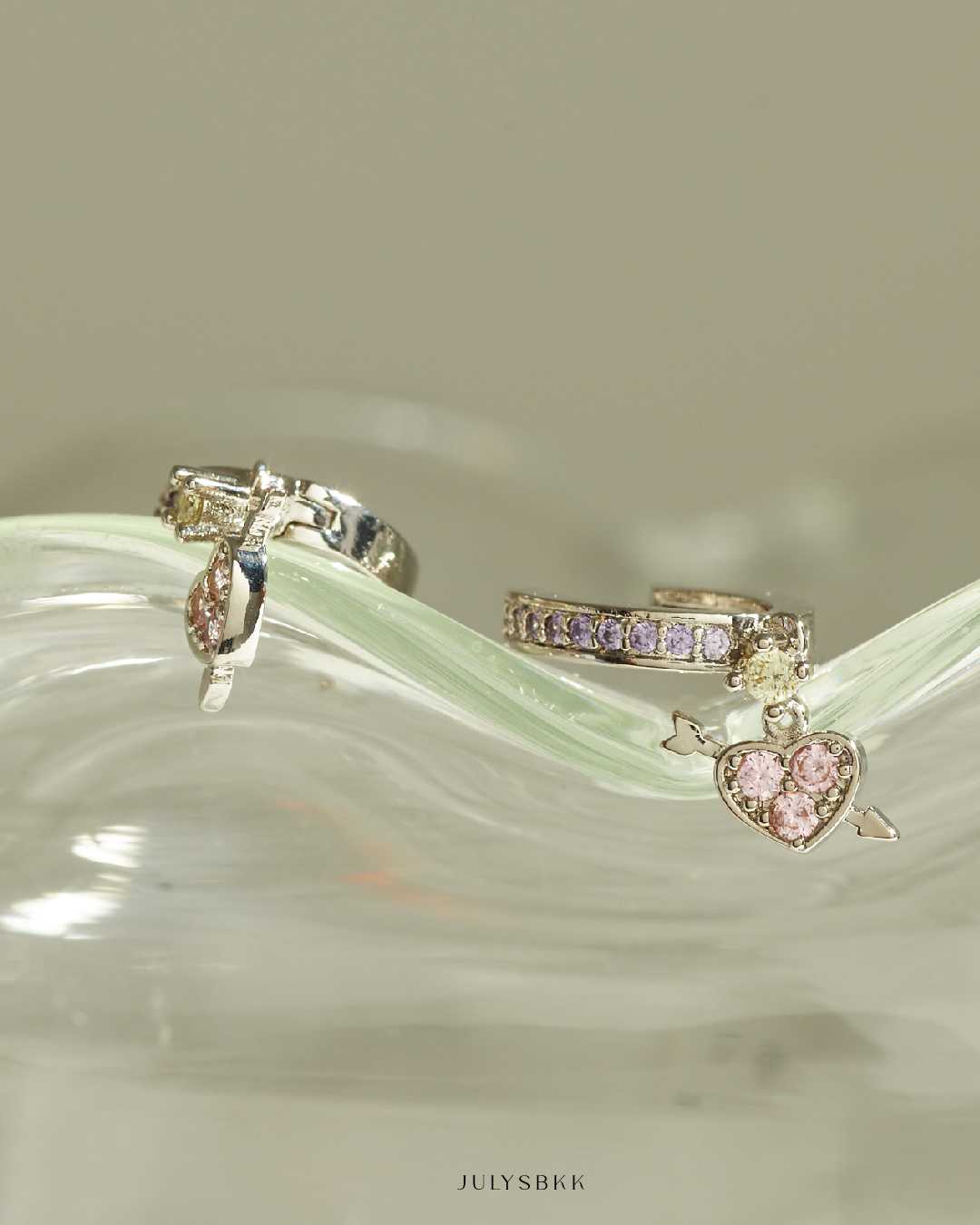 Julys - gemmie cupid earrings