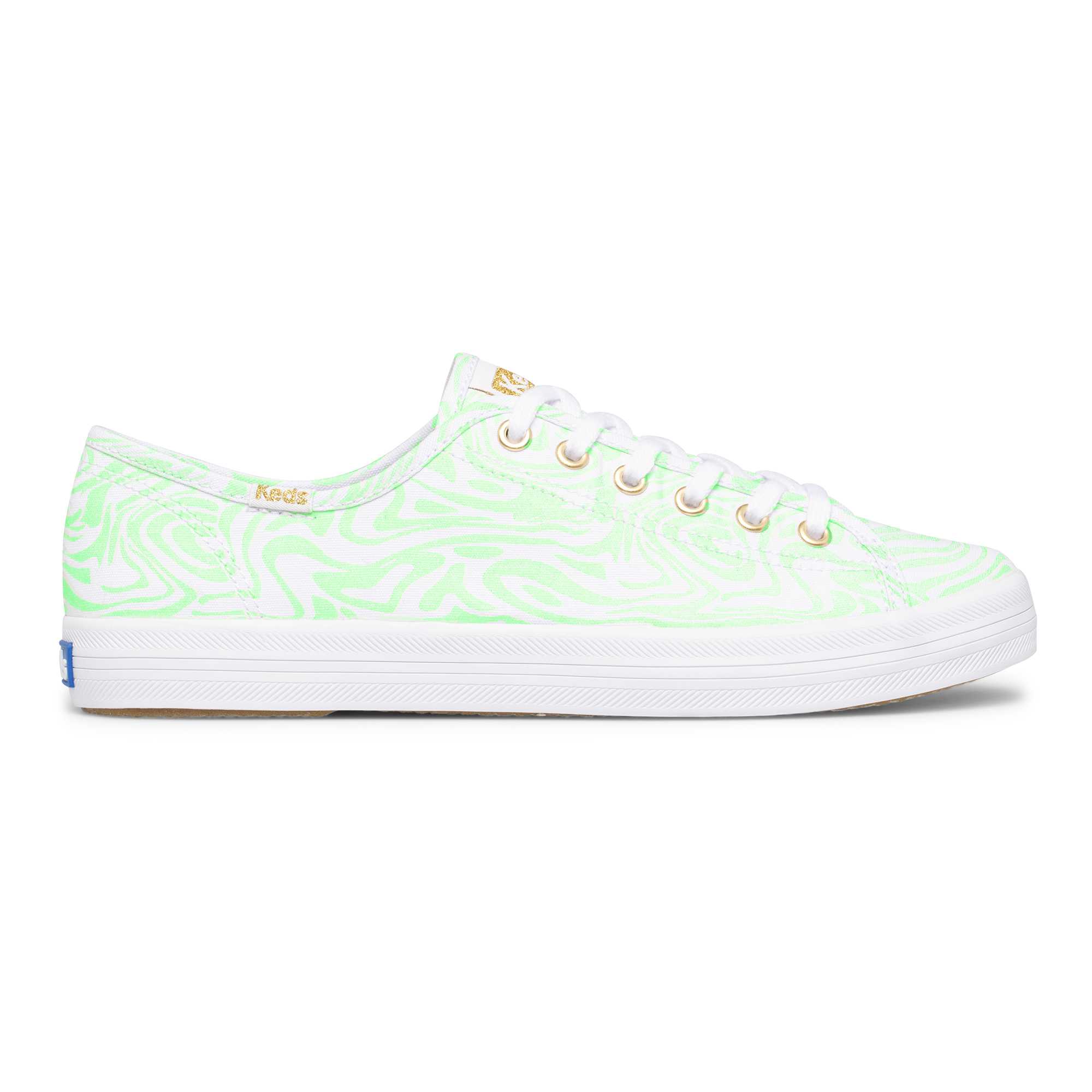 Keds รุ่น Kickstart Glow-In-The-Dark รองเท้าผ้าใบ ผู้หญิง สี WHITE - WF65958
