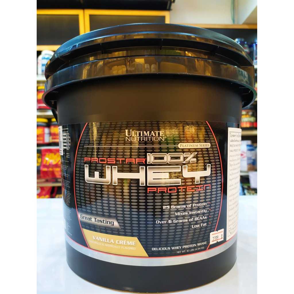 Ultimate Prostar 10 lbs.เวย์โปรตีนสูตรลีนเสริมสร้างกล้ามเนื้อที่ดีที่สุด ขนาด 10ปอนด์