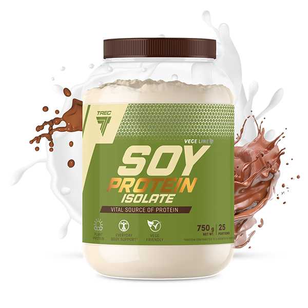 Trec Soy Protein Isolate 750g. โปรตีนจากถั่วเหลือง ขนาด750กรัม น้ำตาลน้อย
