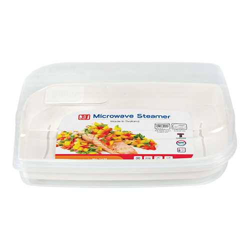 กล่องอุ่นอาหารไมโคเวฟ 2500มล.  JCJ MICROWAVE BOWL BPA-Free No.1639 ( ขนาด 18 x 26 x 8.3 ซม.)
