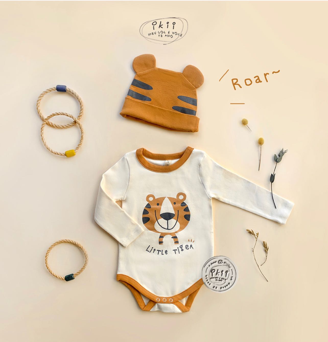Tiger Babysuit set