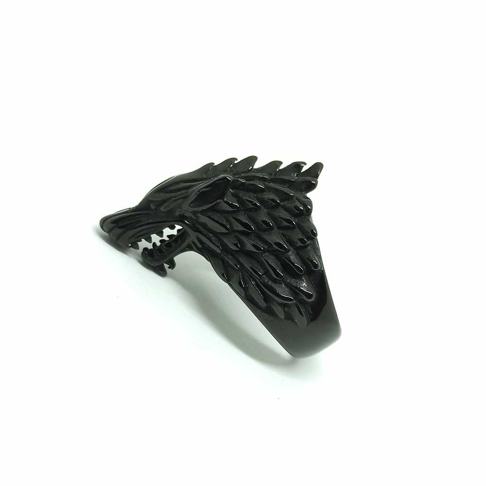 Ring Stark Wolf_R110