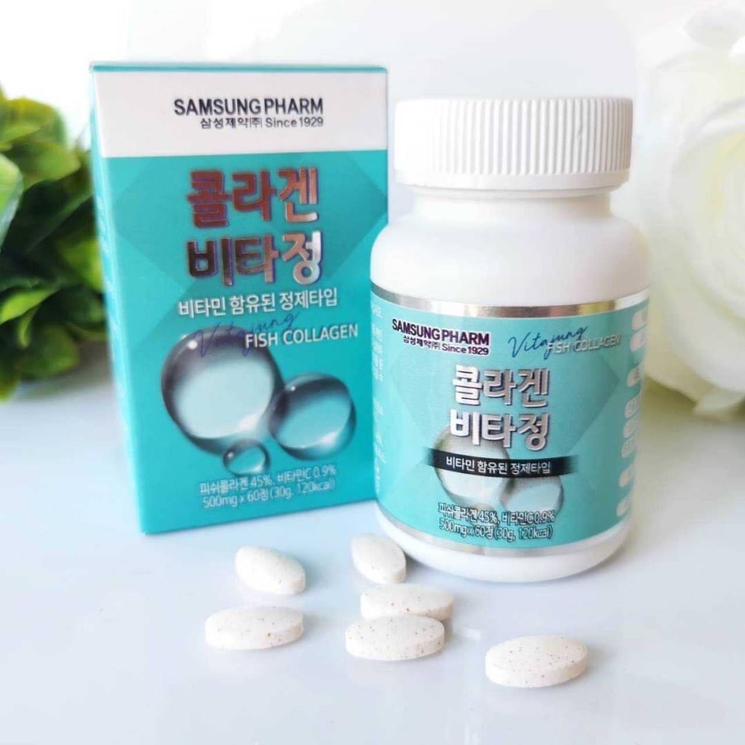 Samsung Pharm Fish Collagen (60เม็ด) 