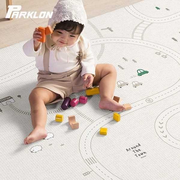 [L] PARKLON แผ่นรองคลานเกาหลีเกรดพรีเมี่ยม รุ่น Pure Soft Mat ขนาด 140x210x1.5cm