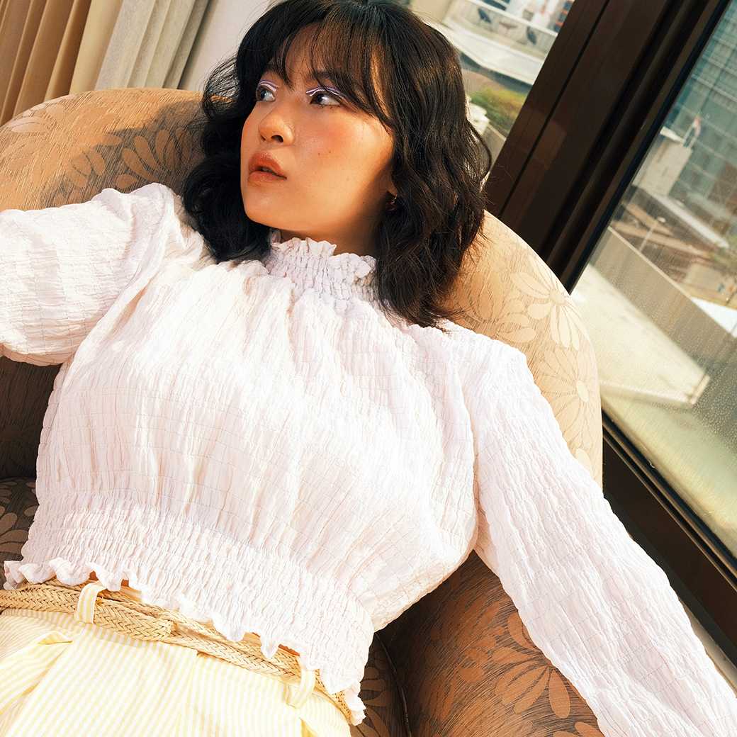 (LIMITED) MINA TOP - fluffy fabric