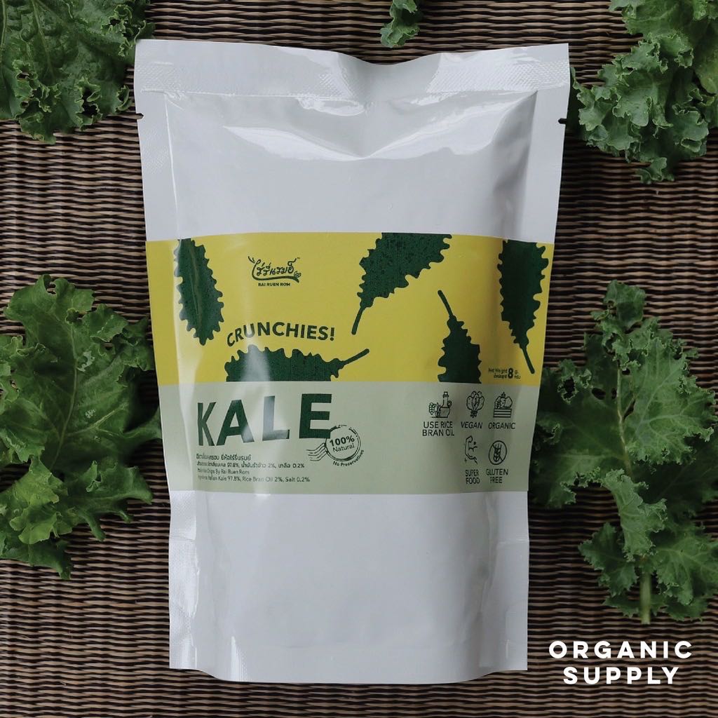 RAI RUEN ROM Italian Kale Chips อิตาเลี่ยนเคลกรอบ 8 กรัม
