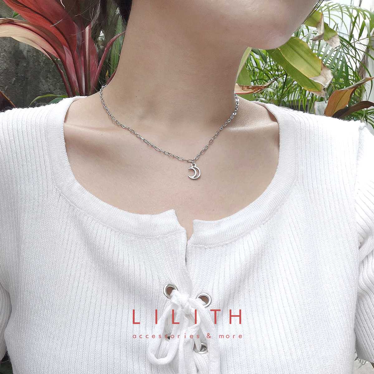 Lilith - Moon Stainless necklace
