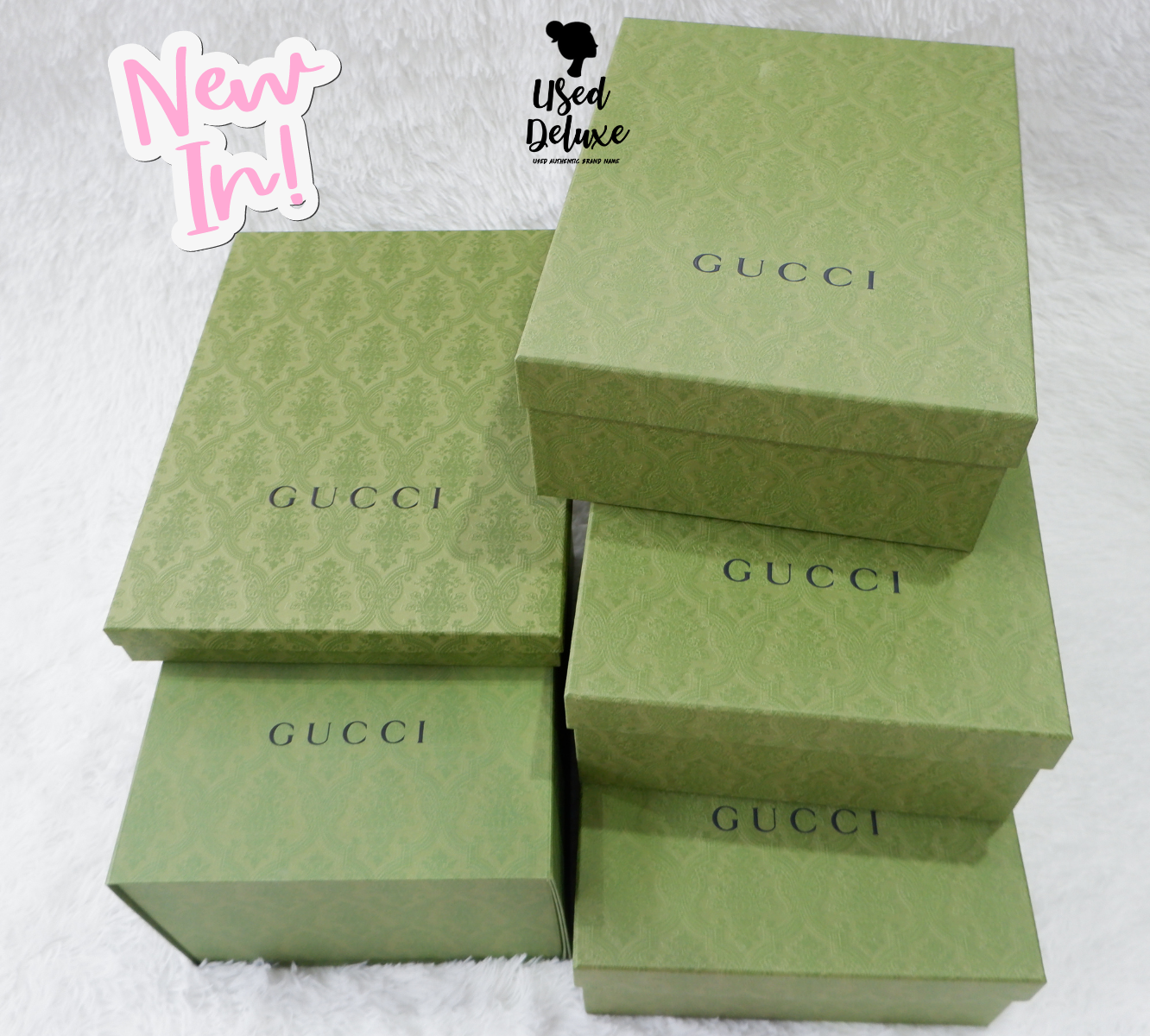 กล่อง Gucci รุ่นใหม่ สีเขียว