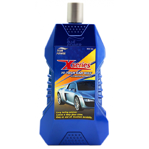 Blue Power X-Series Hi-Tech Car Wax ครีมเคลือบเงารถ ไฮเทค คาร์แว็กซ์ 500 cc 303-201