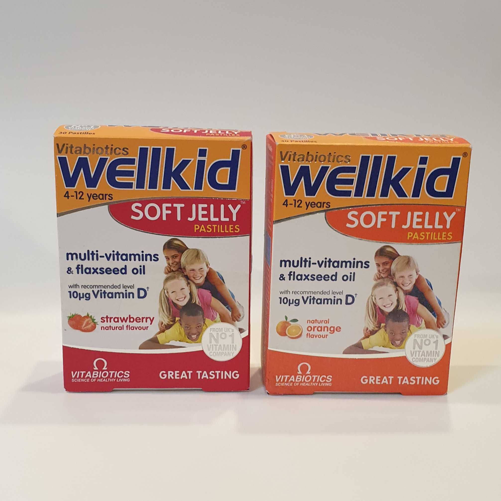 วิตามินรวมเด็ก VitaBiotics Wellkid Soft Jelly 30 Pastilles