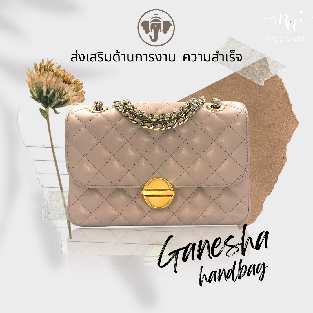 Lucky Purse กระเป๋าหนังแท้เรียกทรัพย์ - Smoke Grey