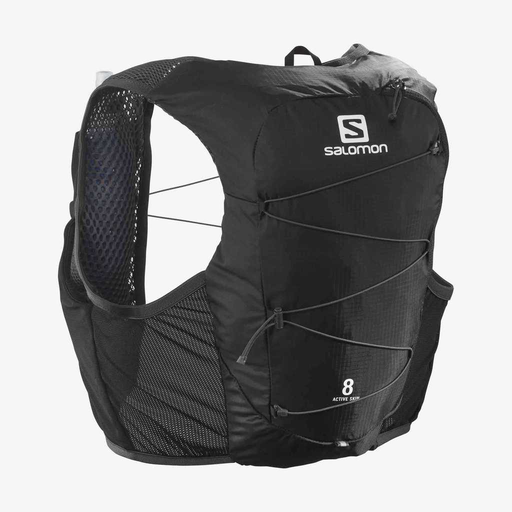 SALOMON  ACTIVE SKIN 8 SET - BLACK/EBONY