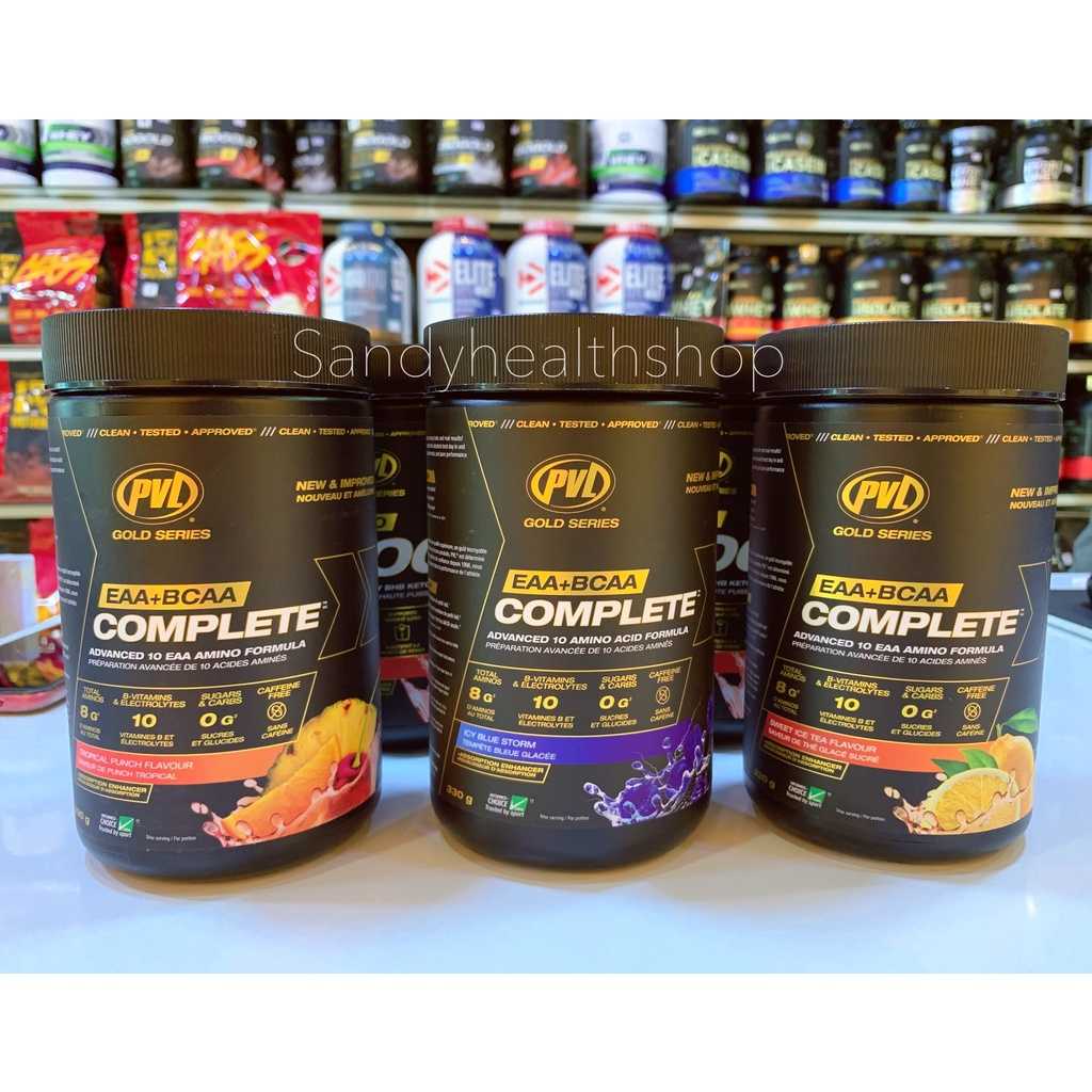 PVL EAA + BCAA Complete 330g. อีเอเอ+บีซีเอเอ เพิ่มความคมชัดของกล้ามเนื้อ