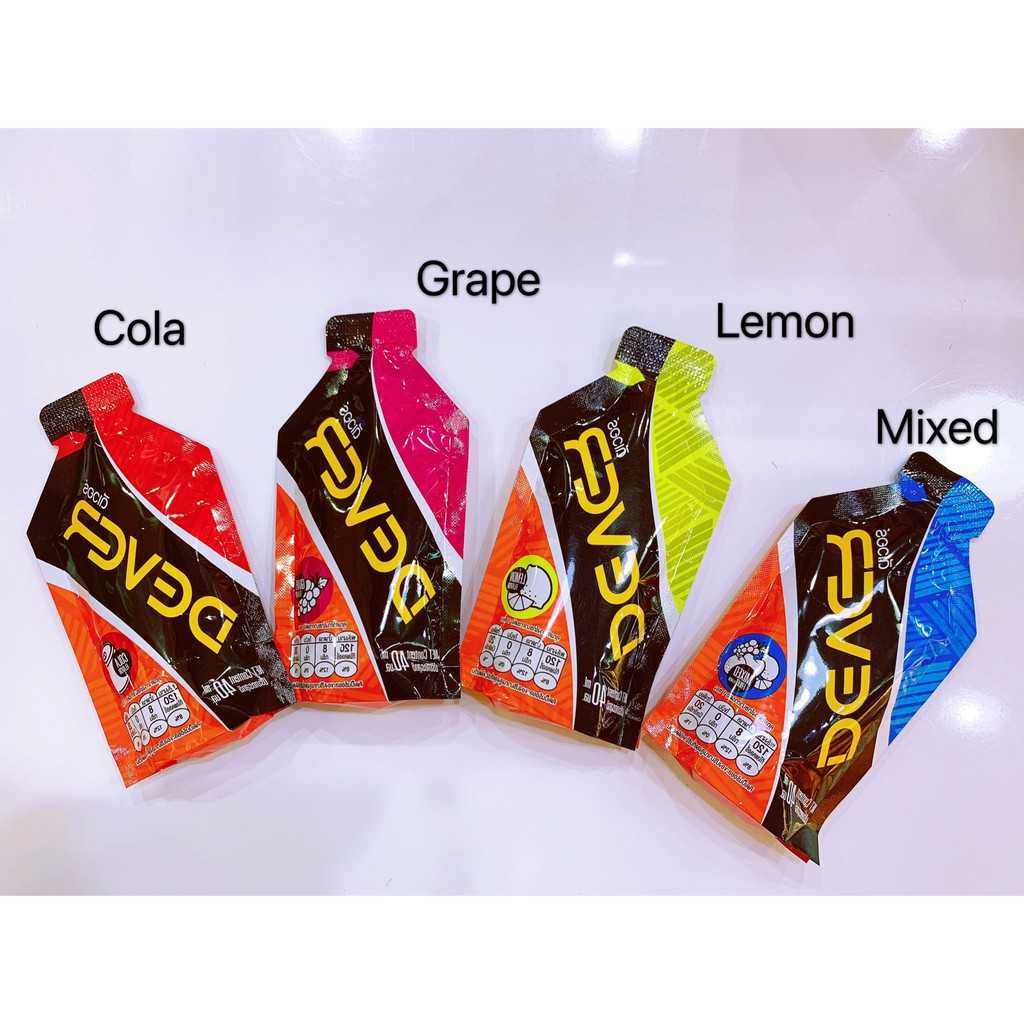 Dever Energy Gel 40ml. เจลเพิ่มพลังงานทานระหว่างออกกำลังกาย