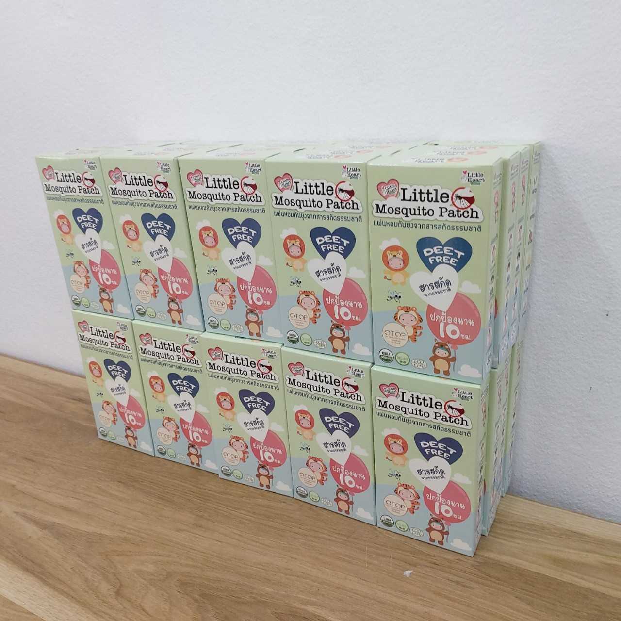 แผ่นหอมกันยุง Little Mosquito patch 24 ชิ้น จำนวน 1 กล่อง