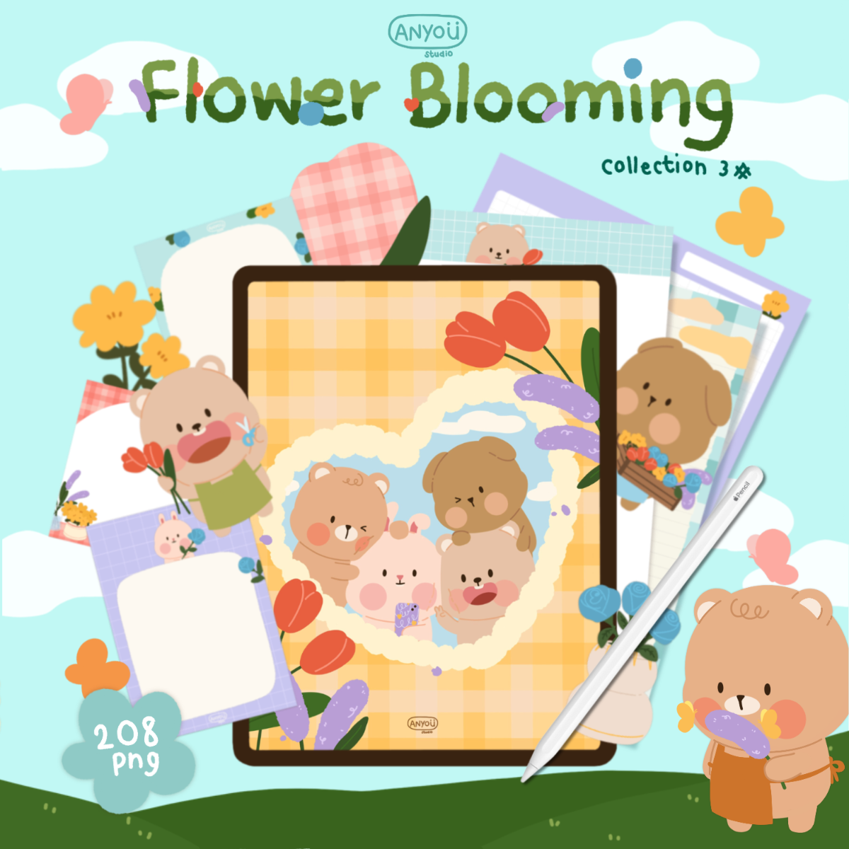 Digital product Collection 3 : Flower Blooming 💐