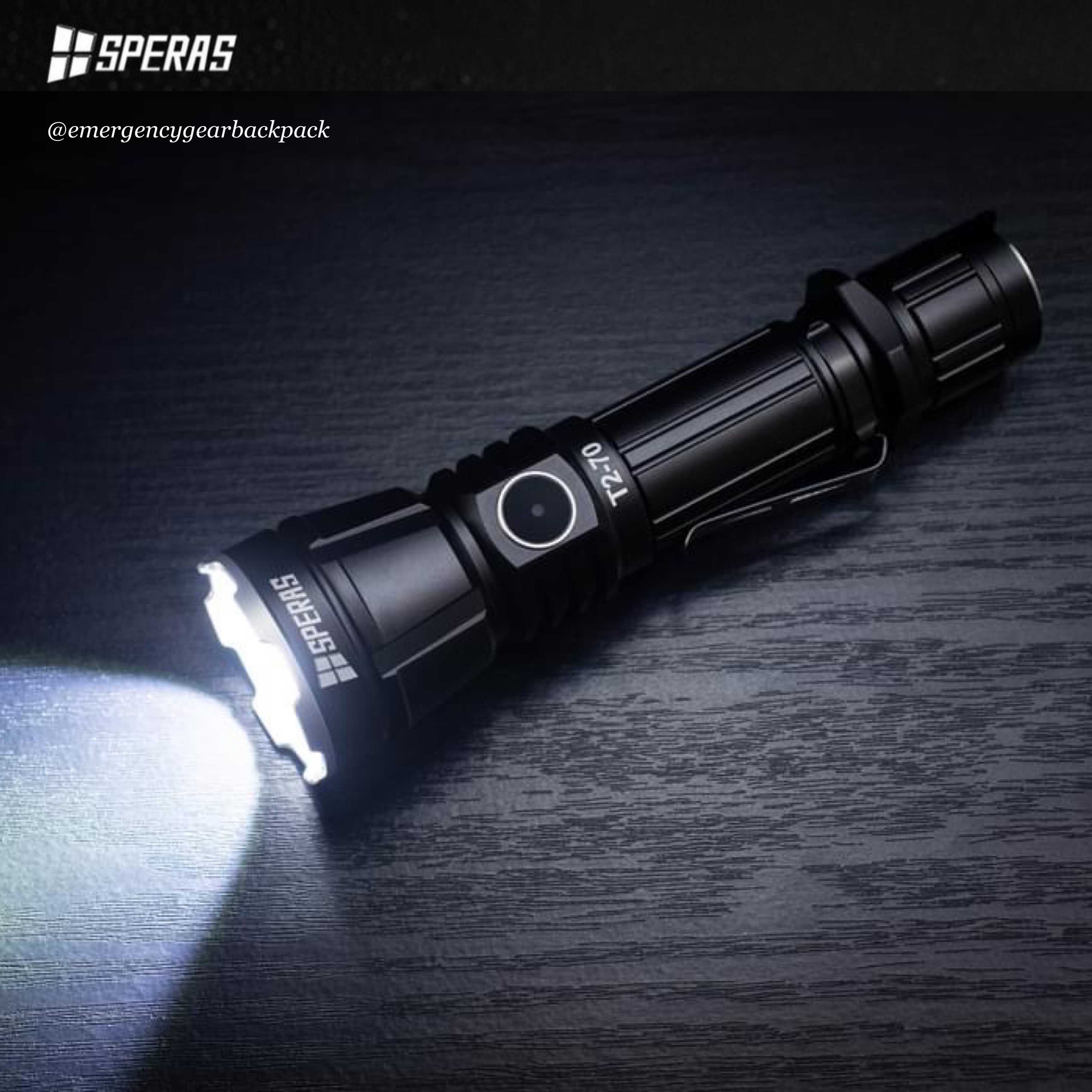 SPERAS T2-70 3300LMS 280M Tactical Flashlight
