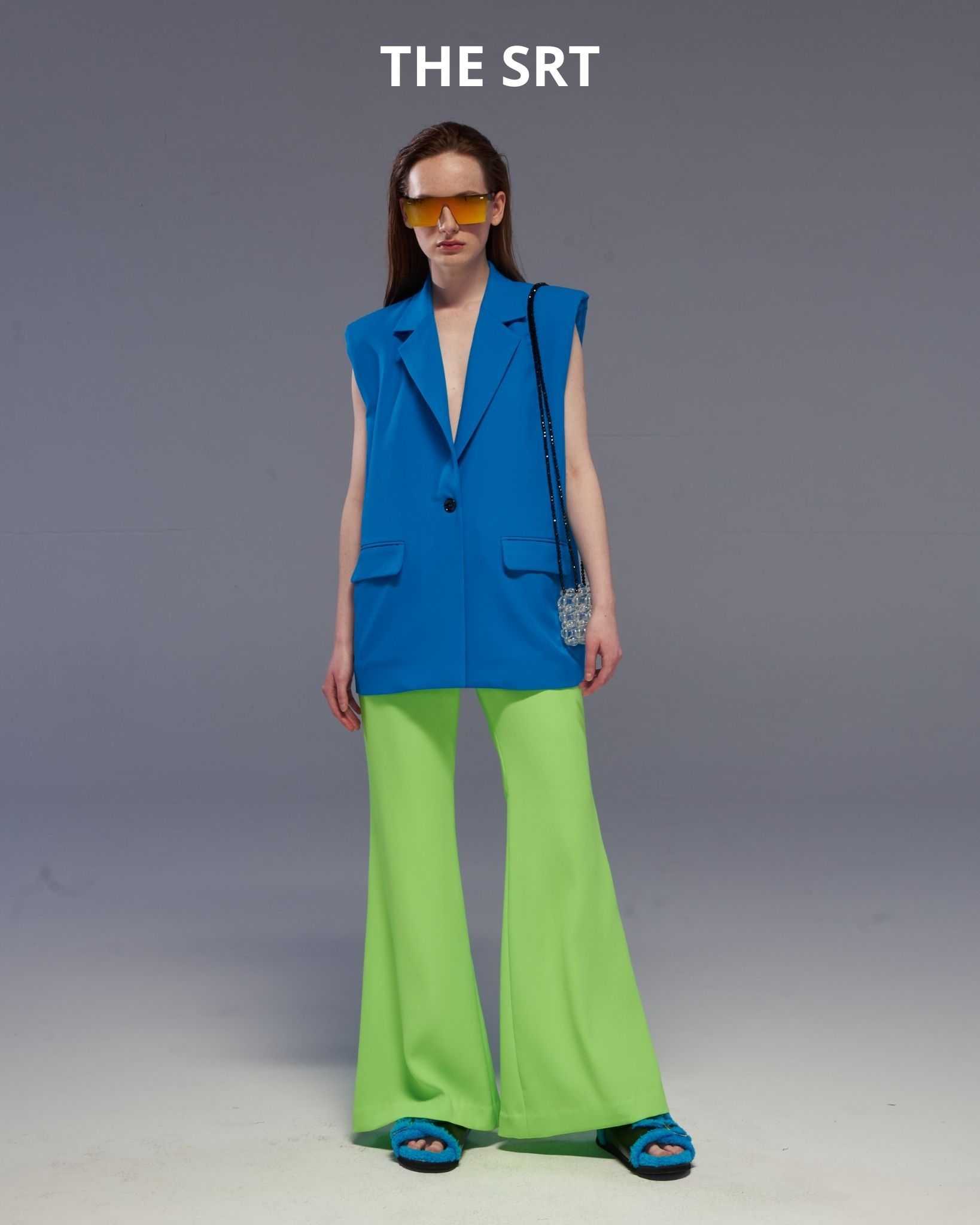 The SRT X7 Neon Bell Pants -  Neon Green (TPN100)