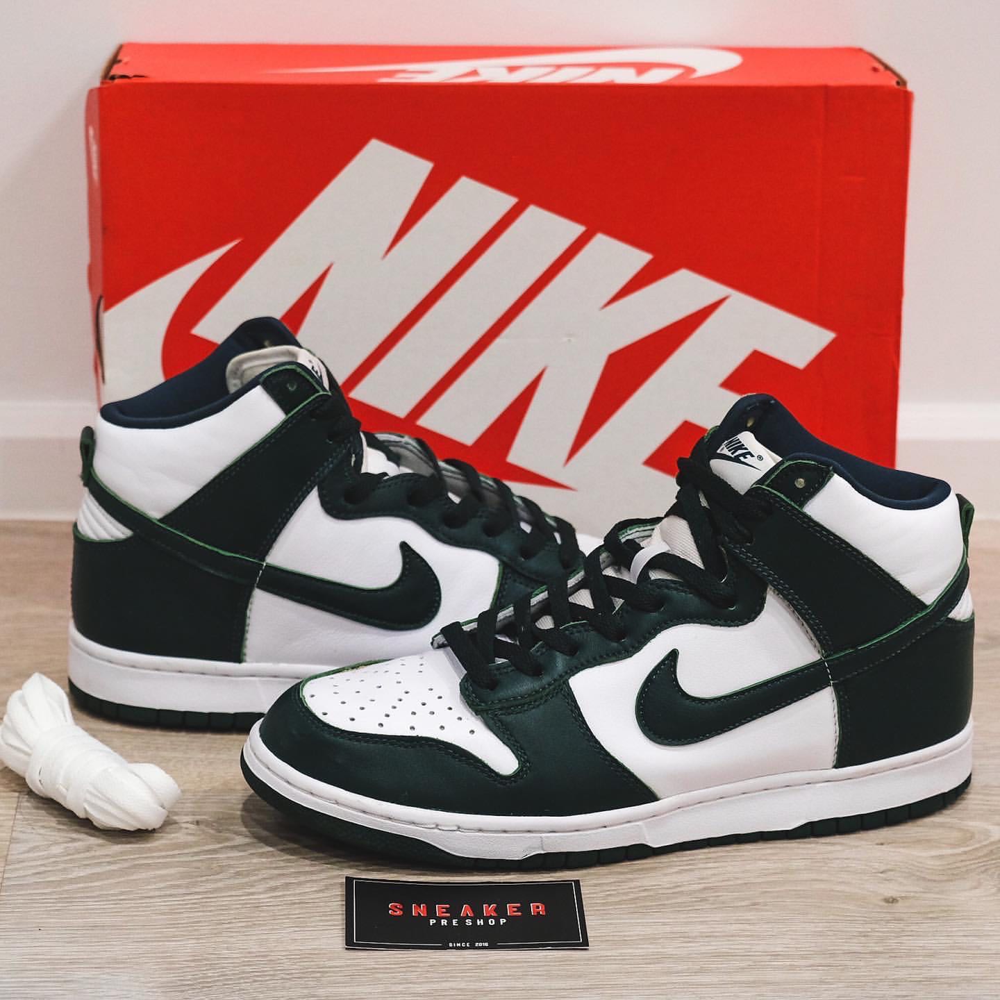 Nike Dunk High Spartan Green