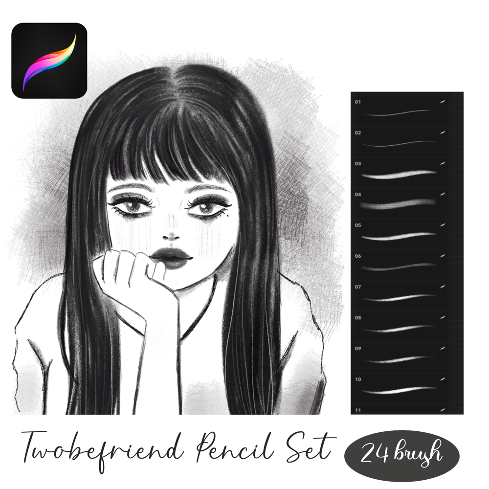Twobefriend Pencil Set |PROCREAT|